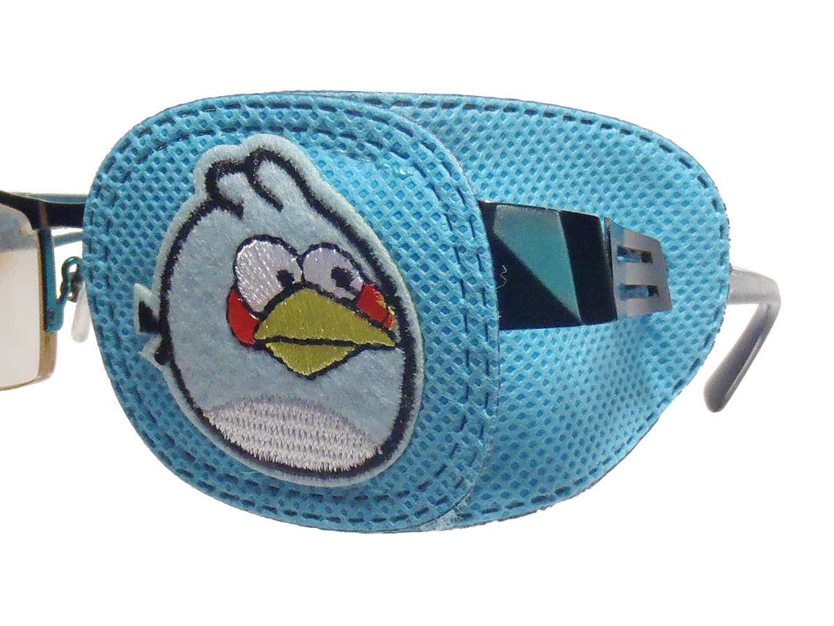 OBTURATOR ZASŁONKA NA OKO ZEZ M BLUE - 1 SZT WZÓR1