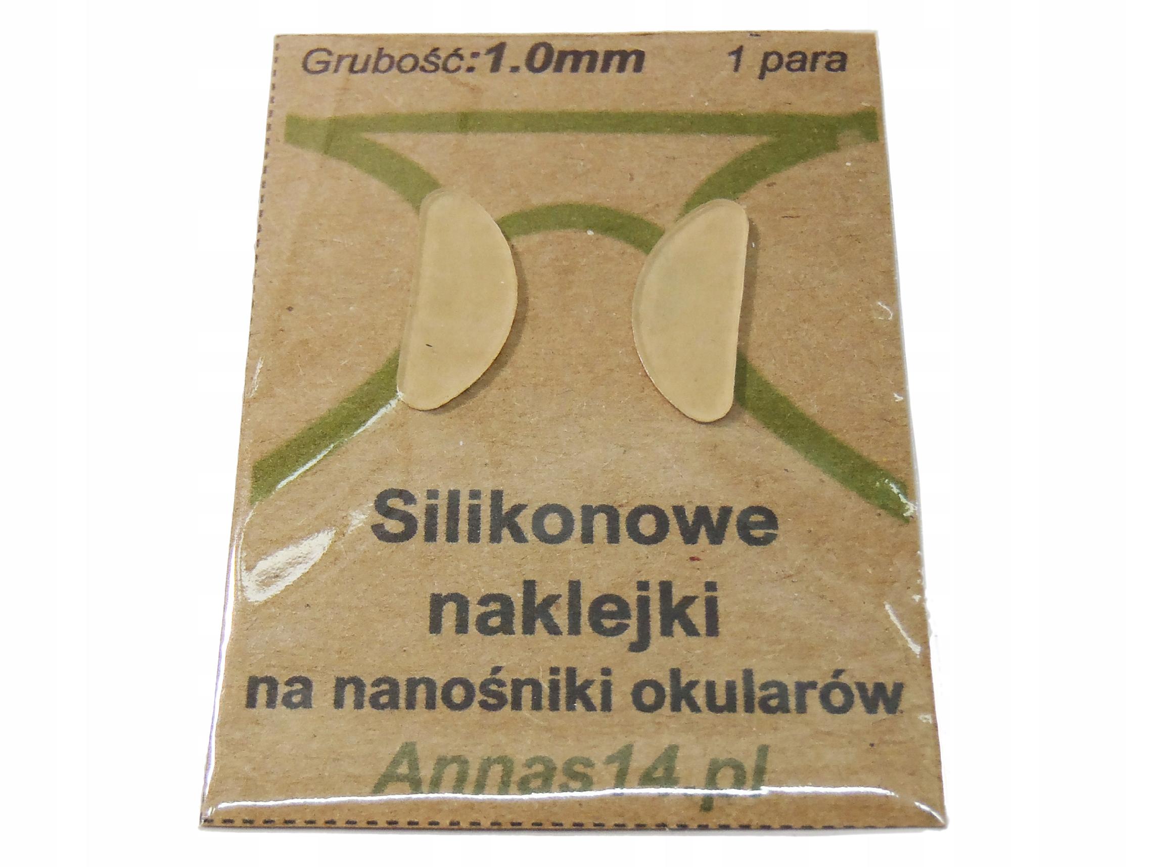 PRZEZROCZYSTE NAKLEJKI NA NOSKI OKULARÓW - 1 mm