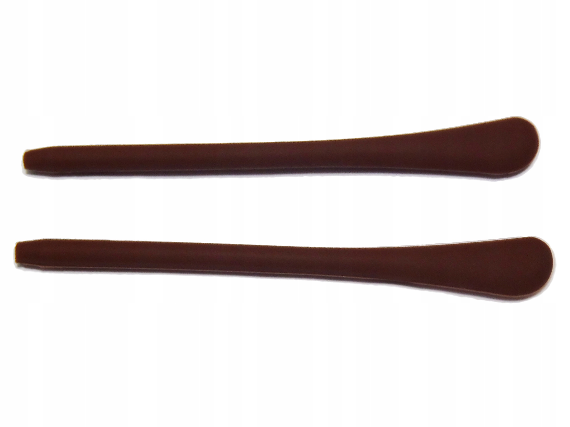 SILIKONOWE KOŃCÓWKI NA ZAUSZNIKI, TYP2 - BRĄZOWE