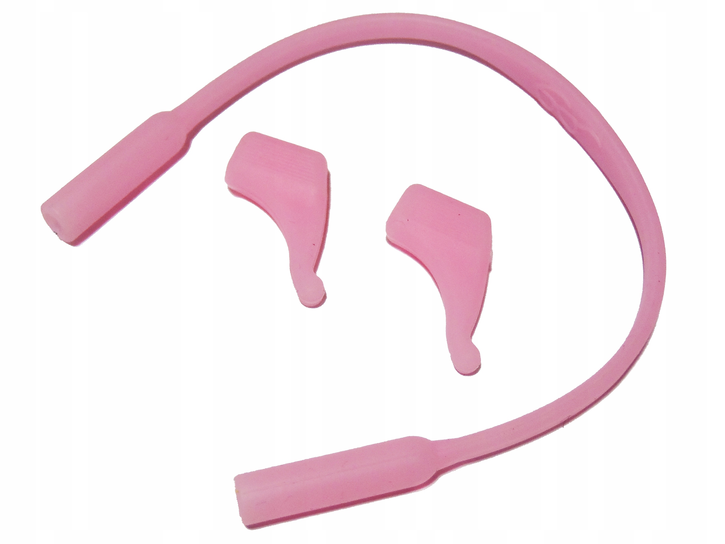 STOPERY + GUMKA TAŚMA DO OKULARÓW DZIECKO różowe