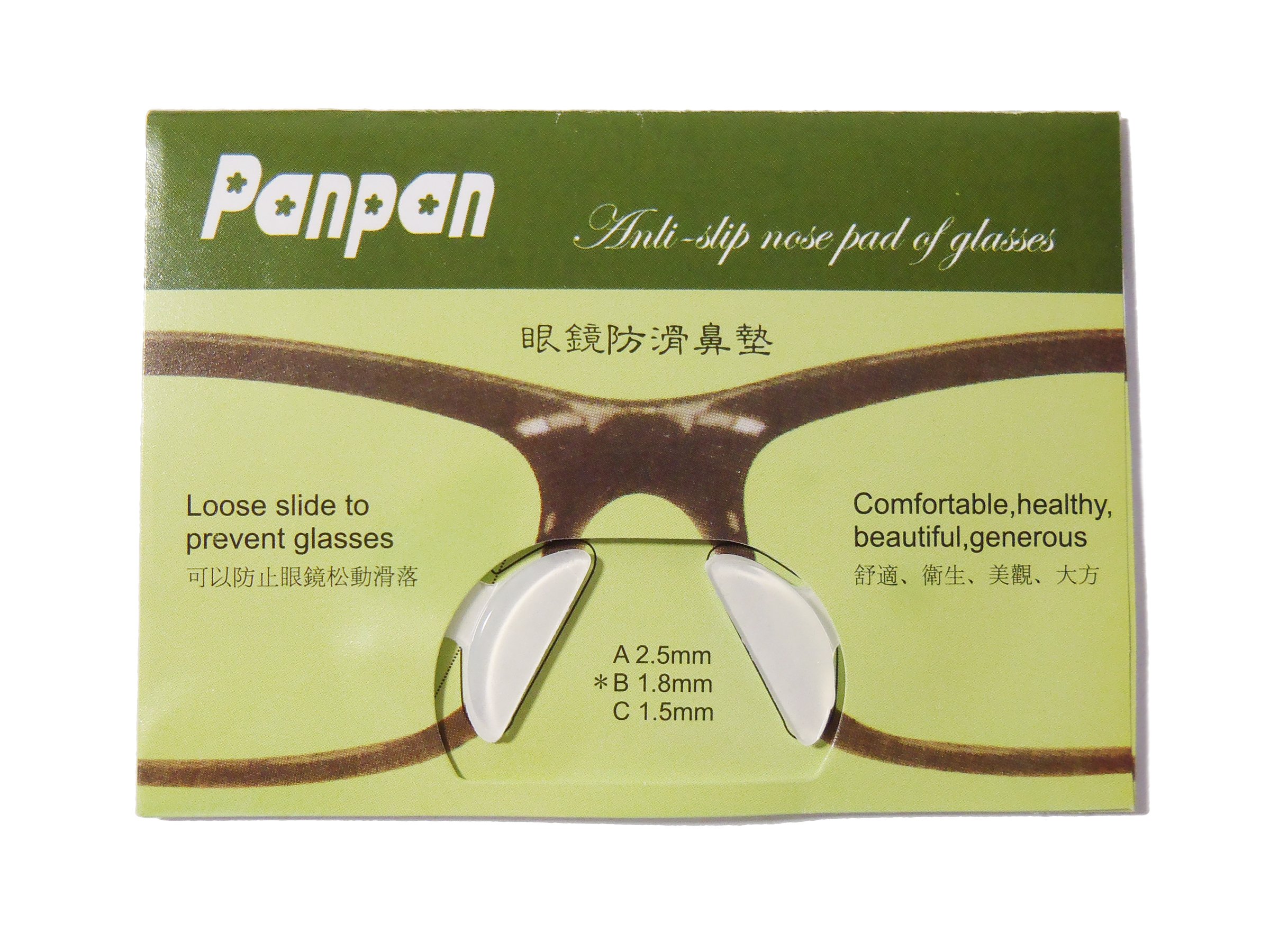 Silikonowe NAKLEJKI NA NOSKI OKULARÓW anti-slip PB