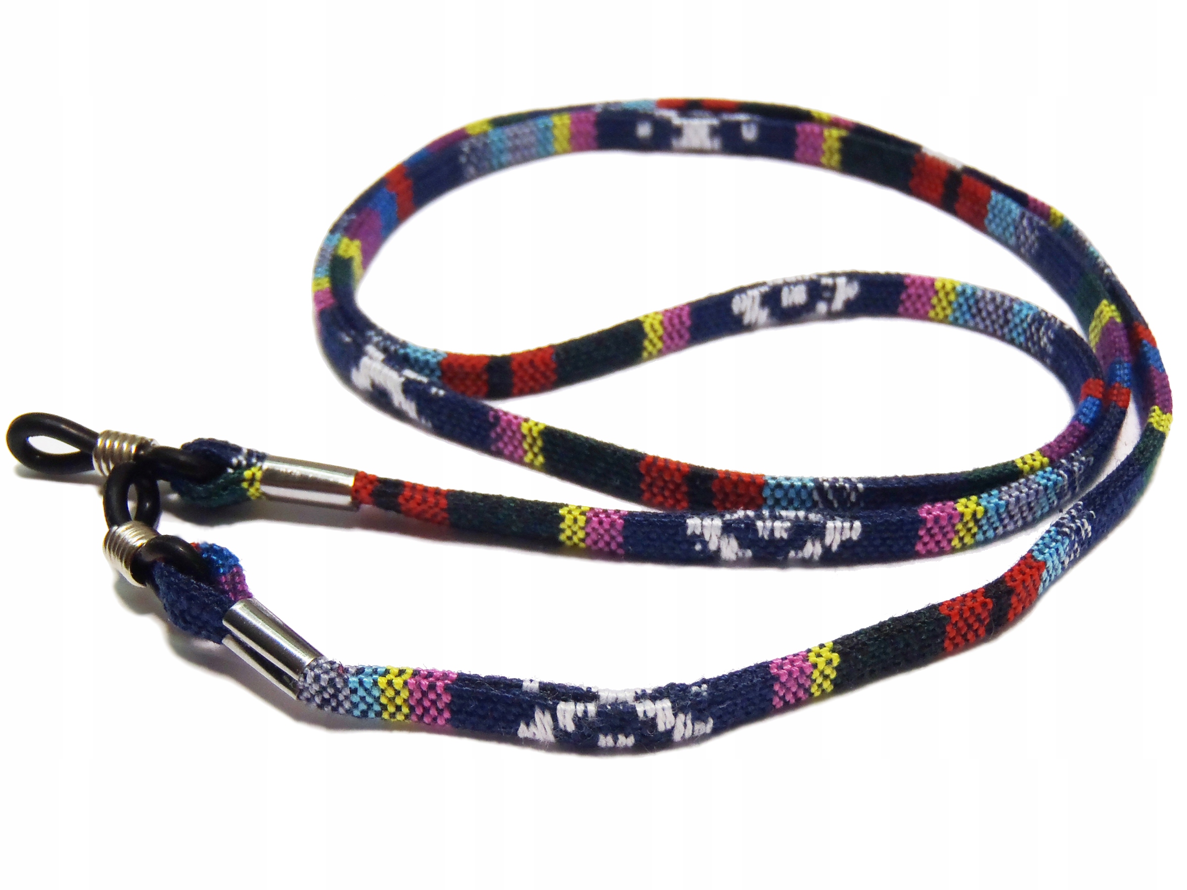 BAWEŁNIANY PASEK / SZNUREK DO OKULARÓW - granatowy