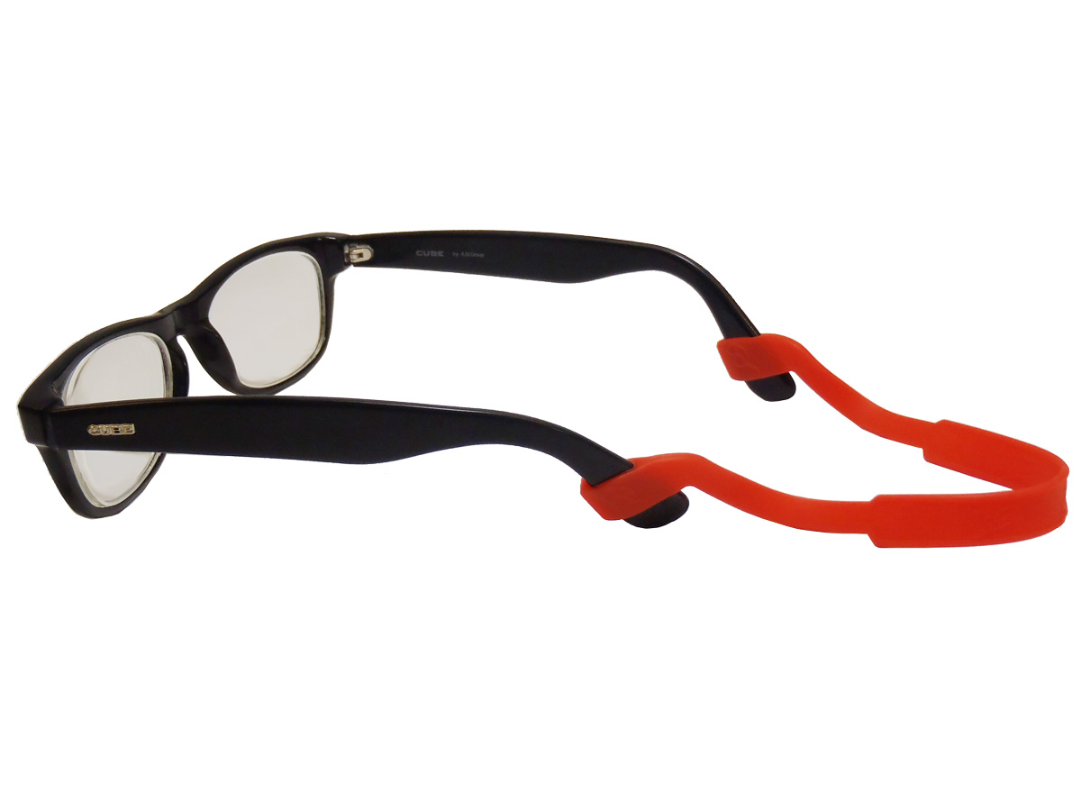 SILIKONOWA TAŚMA OPASKA DO OKULARÓW SPORTOWA RED