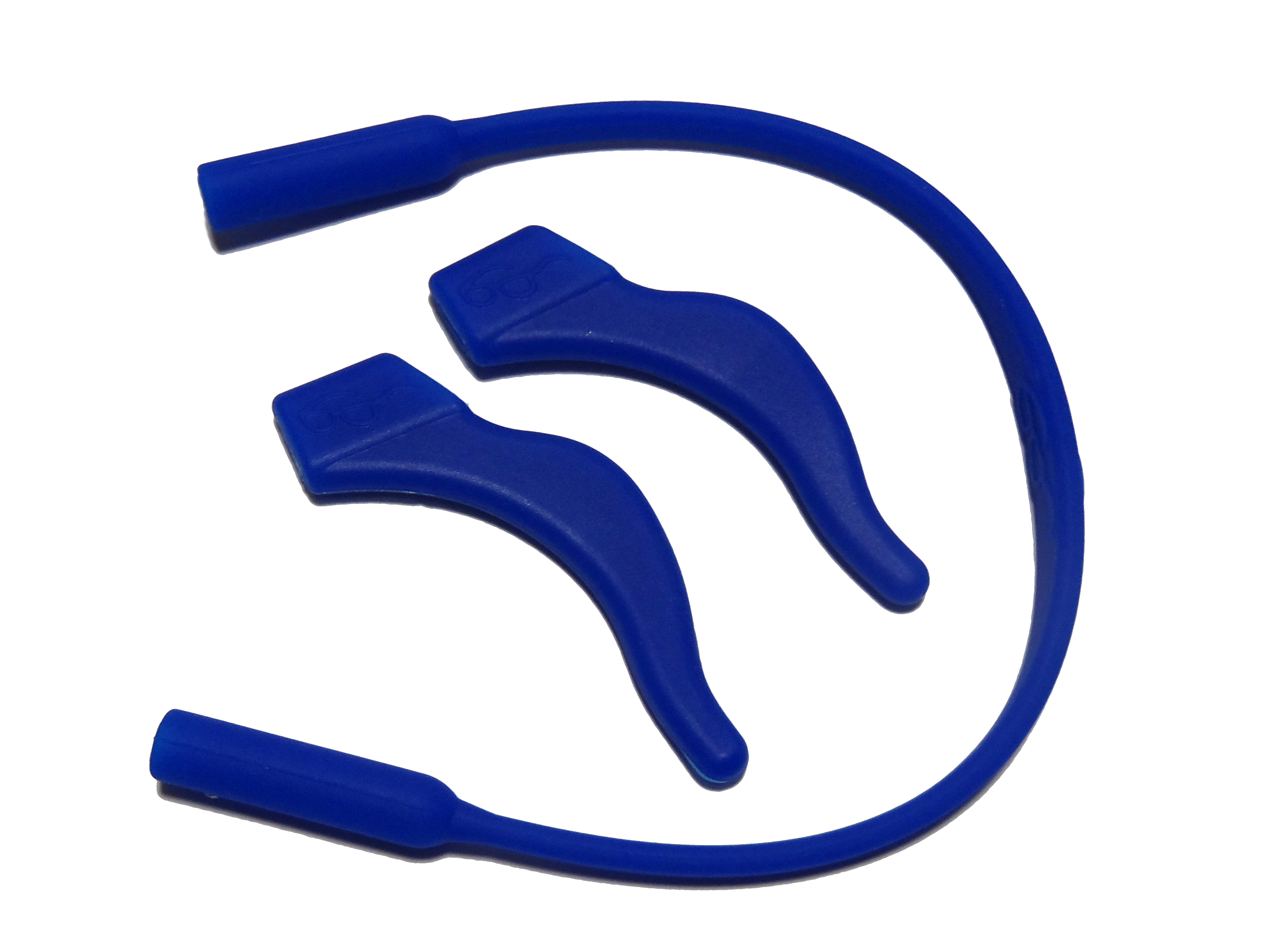 STOPERY NA ZAUSZNIKI + GUMKA DO OKULARÓW, L - niebieski