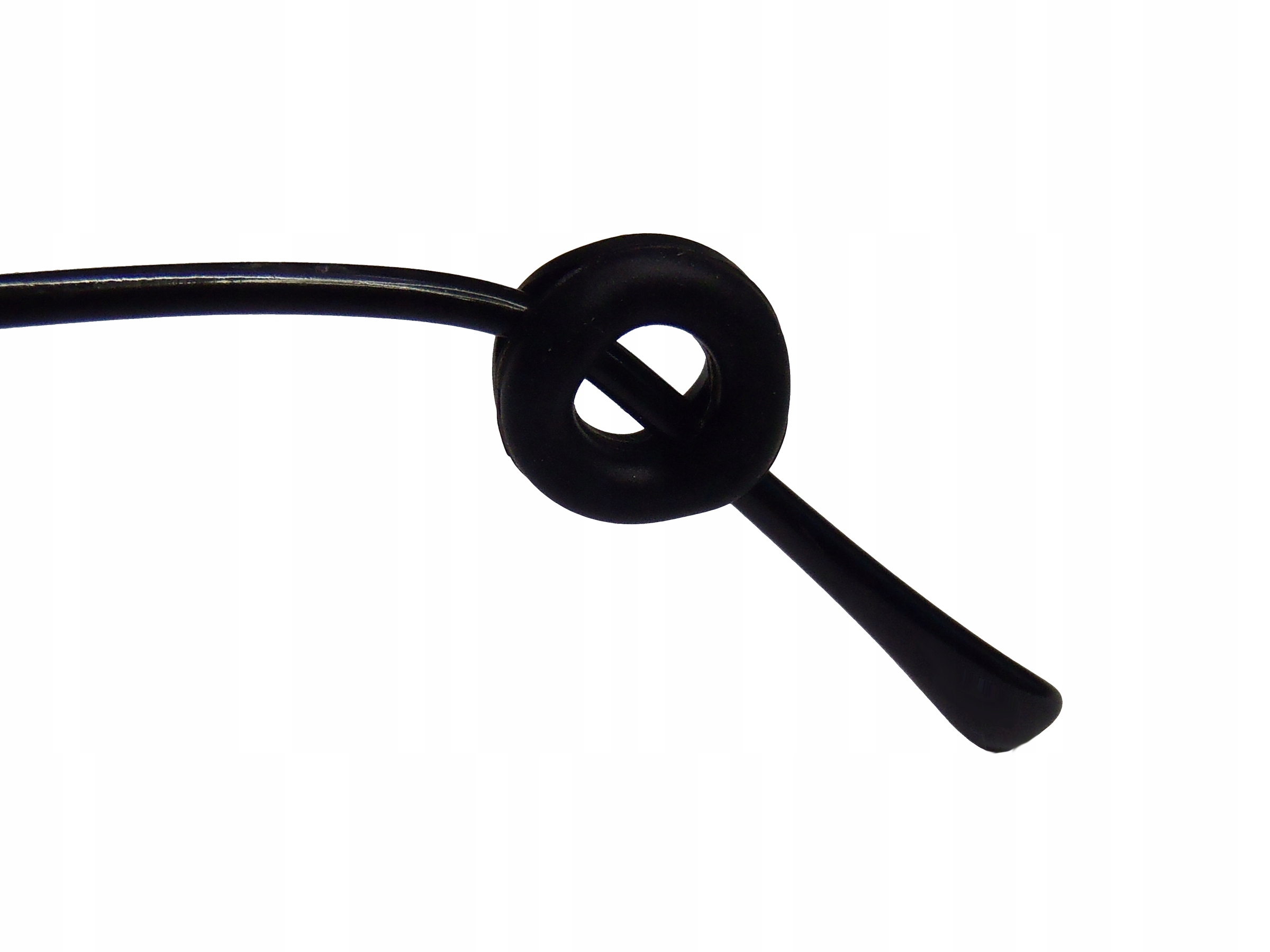 KÓŁECZKA, STOPERY NA ZAUSZNIKI OKULARÓW - CZARNE