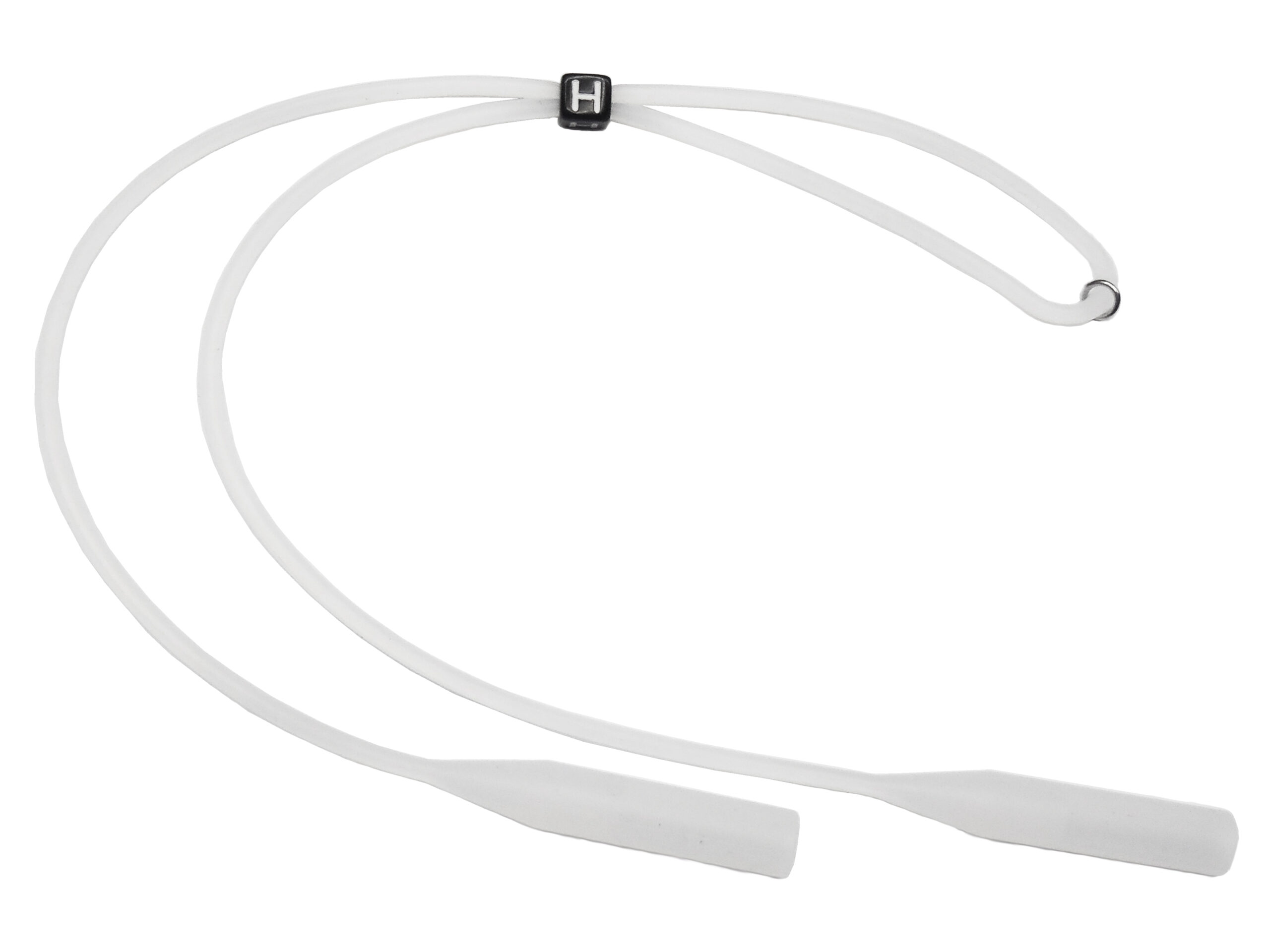 SILIKONOWY SZNUREK, GUMKA DO OKULARÓW - BIAŁY