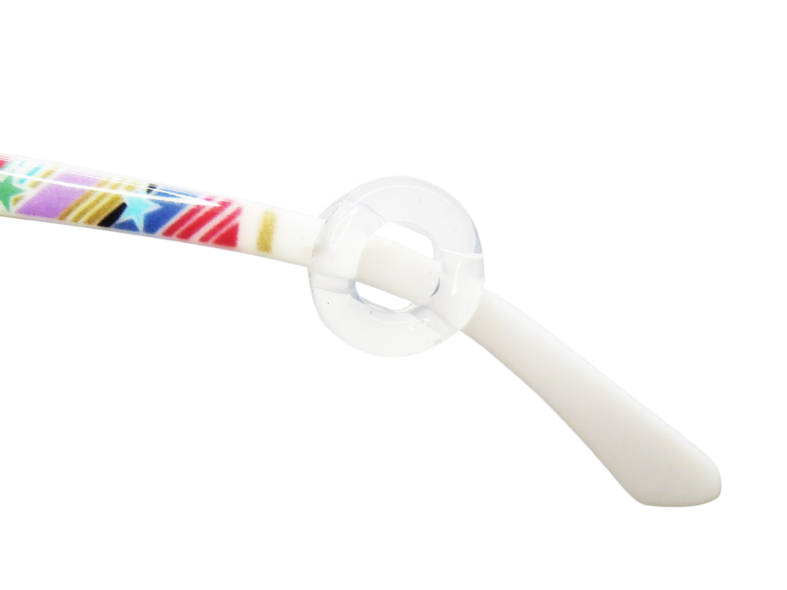 KÓŁECZKA, STOPERY NA ZAUSZNIKI OKULARÓW - BEZBARWNE