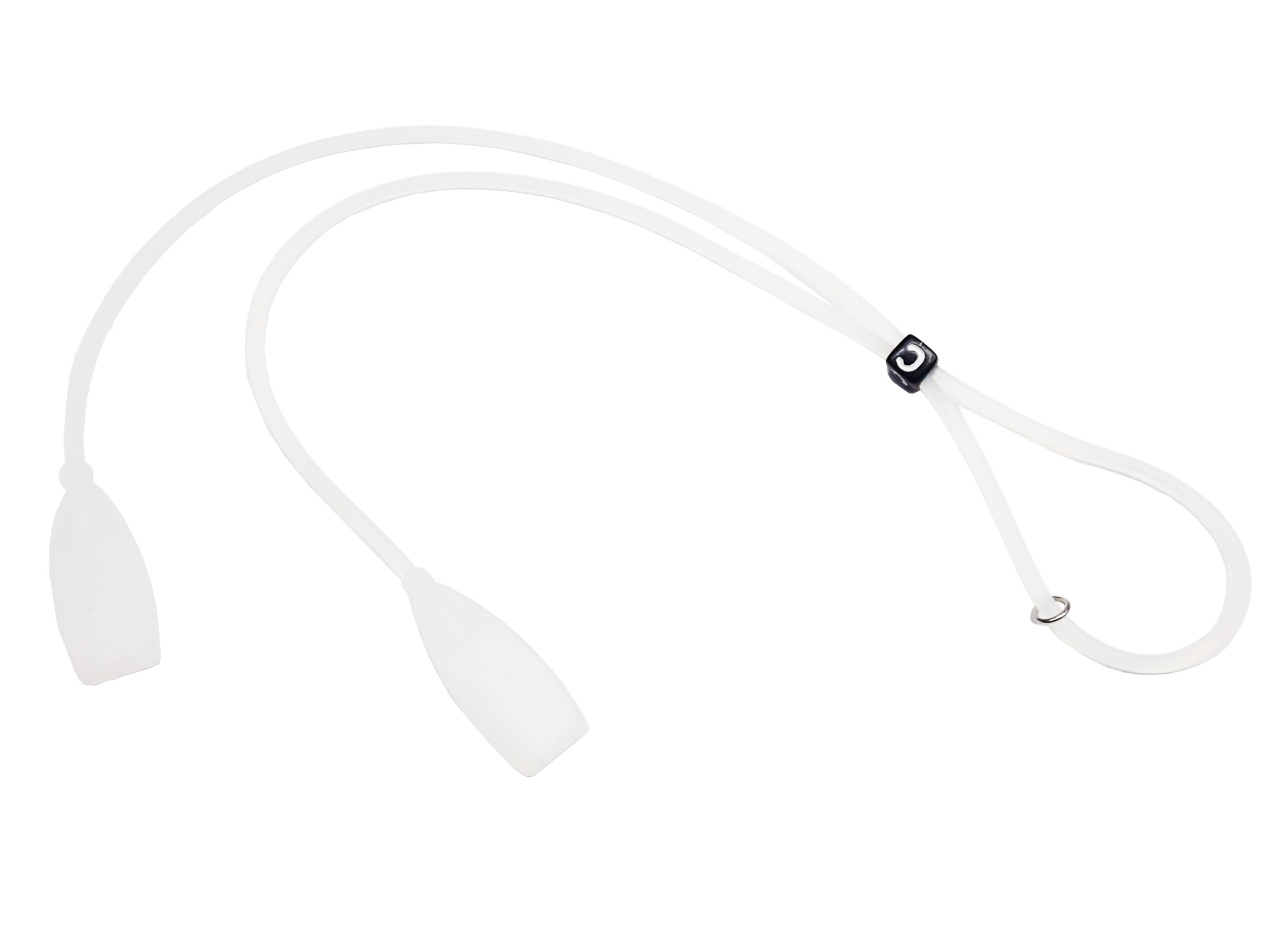 SILIKONOWA GUMKA DO OKULARÓW - BIAŁA, TYP 2