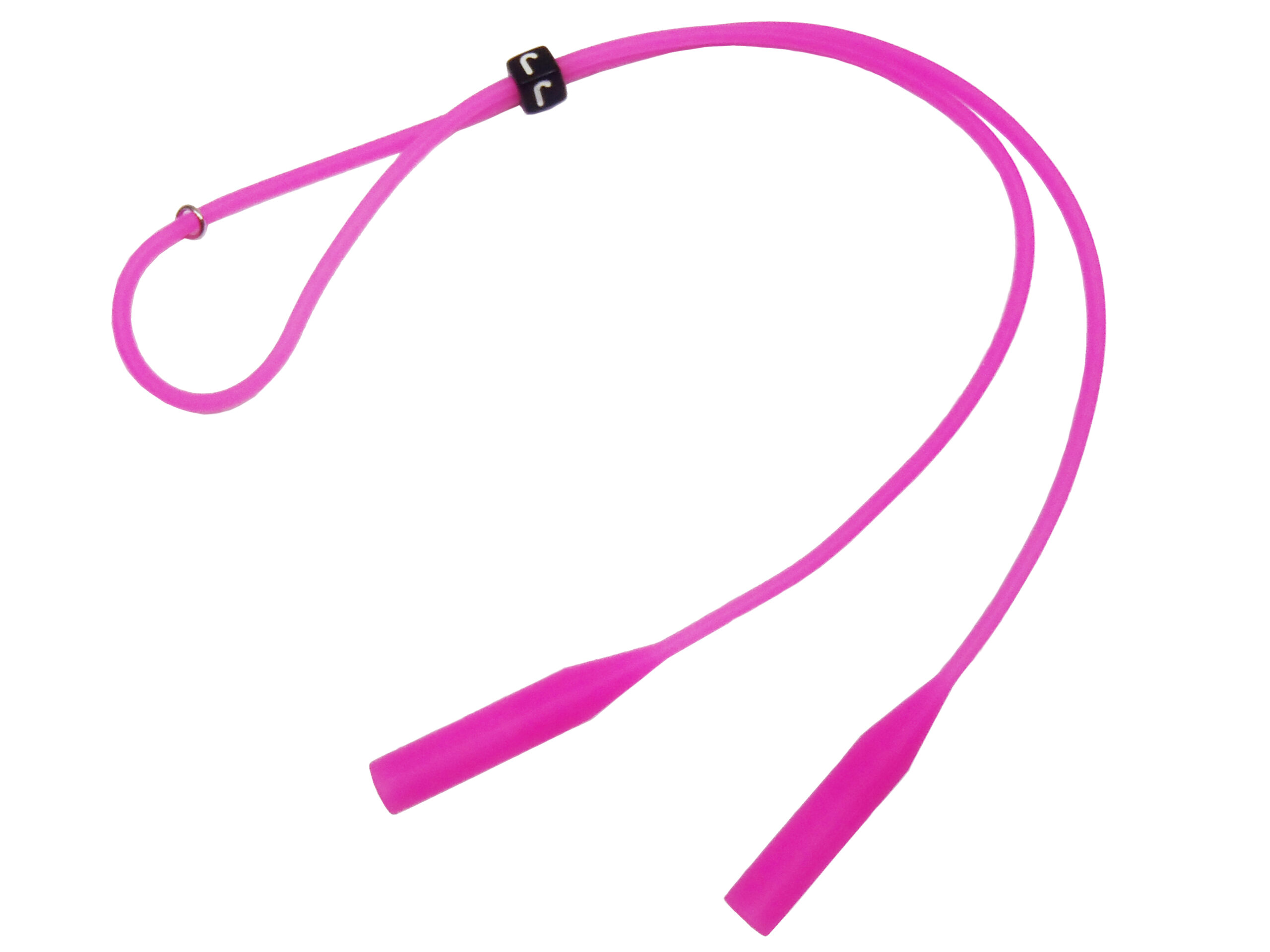 SILIKONOWY SZNUREK, GUMKA DO OKULARÓW - NEONOWY RÓŻ