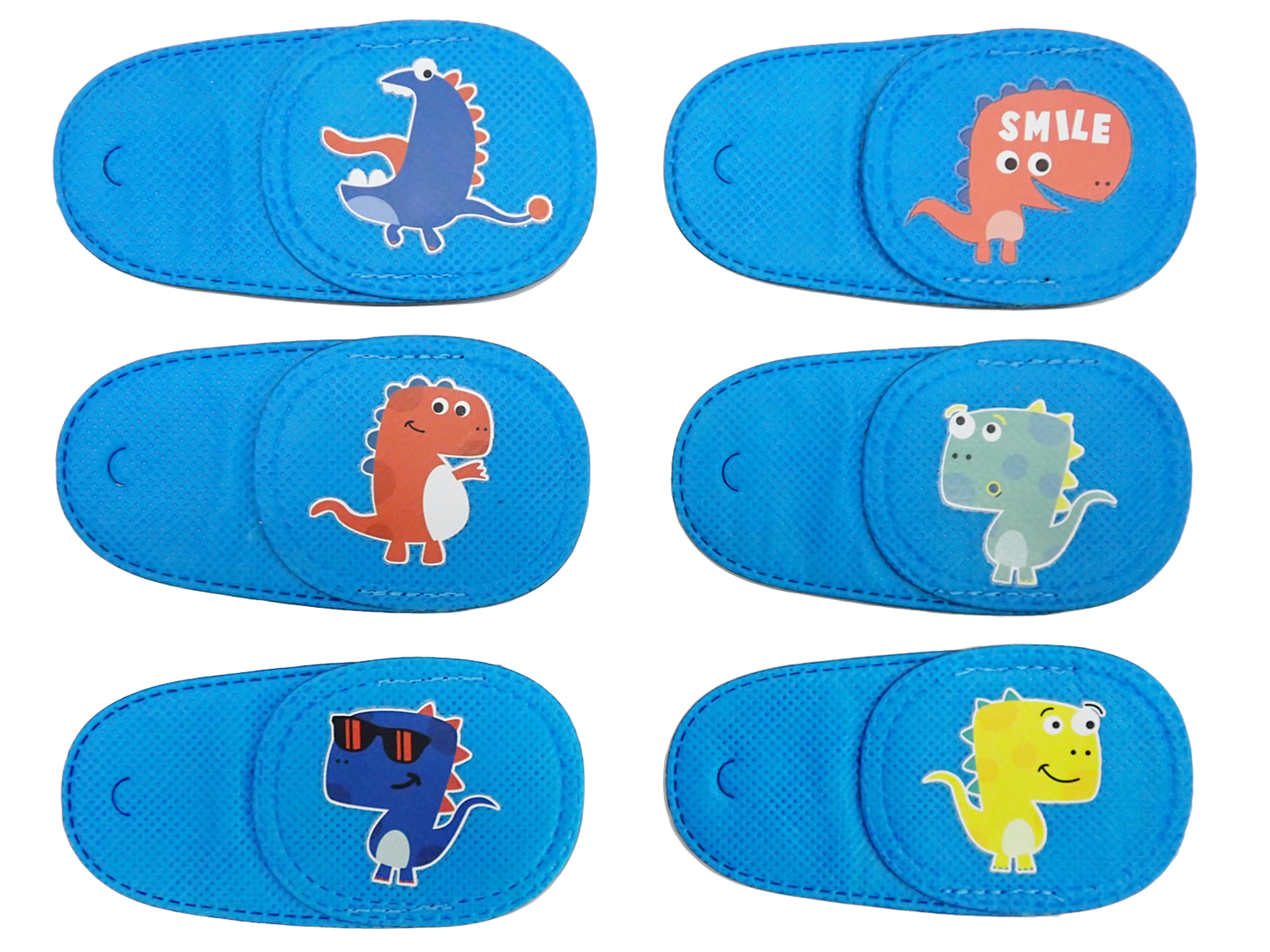 OBTURATOR ZASŁONKA LENIWE OKO -DINOZAURY PRAWE 6 szt