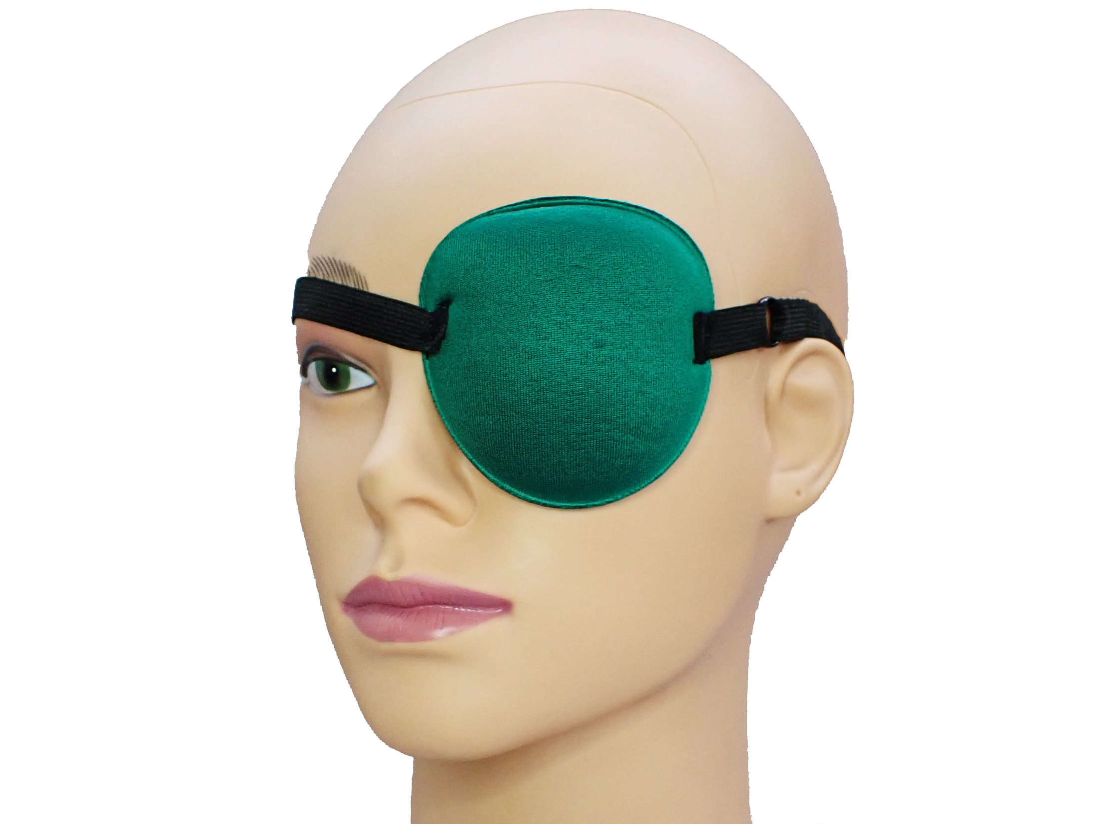 ZIELONA OSŁONA NA OKO MEDYCZNA, DUŻA - LEWA