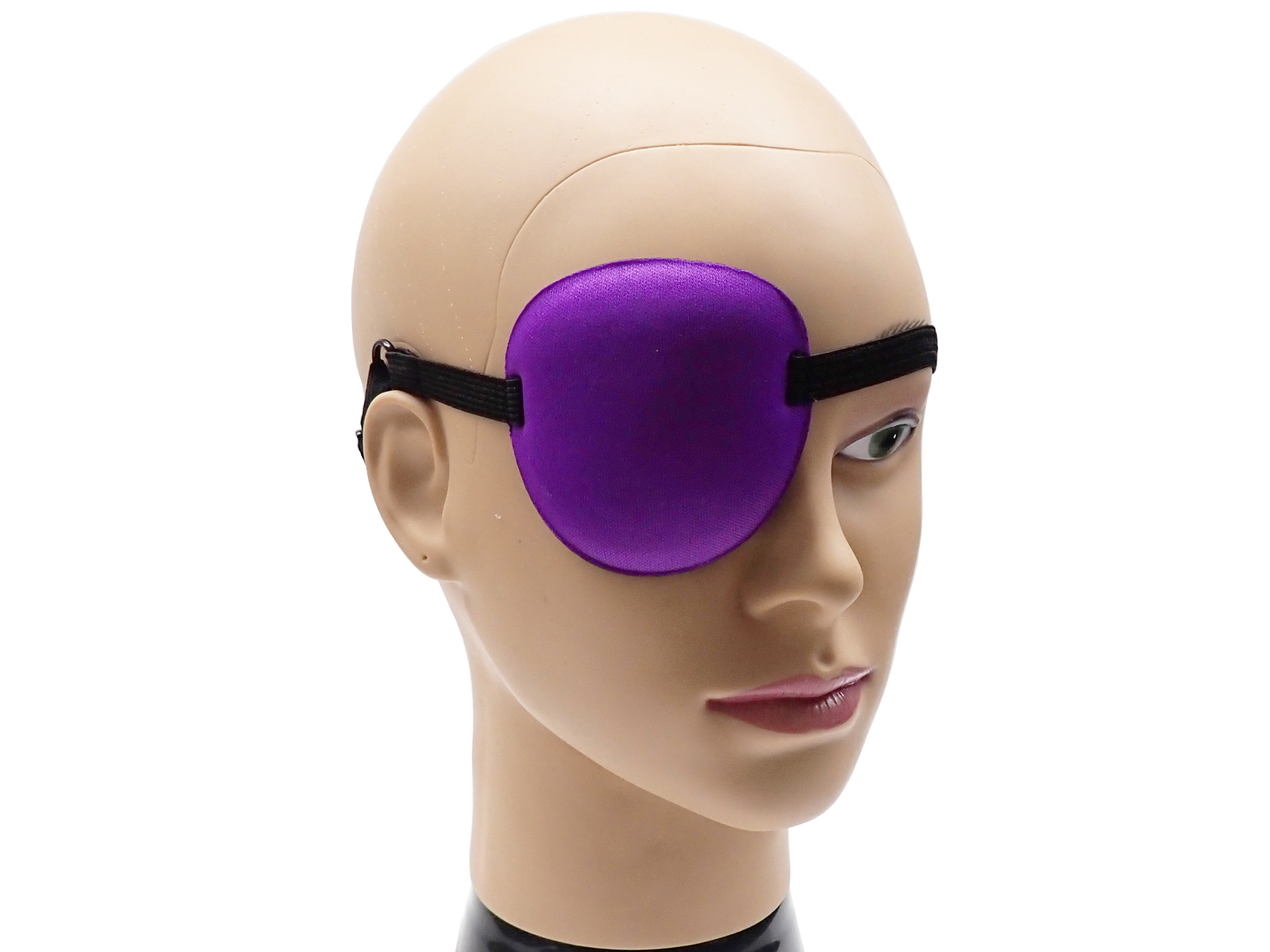 FIOLETOWA OSŁONA NA OKO MEDYCZNA, DUŻA - PRAWA