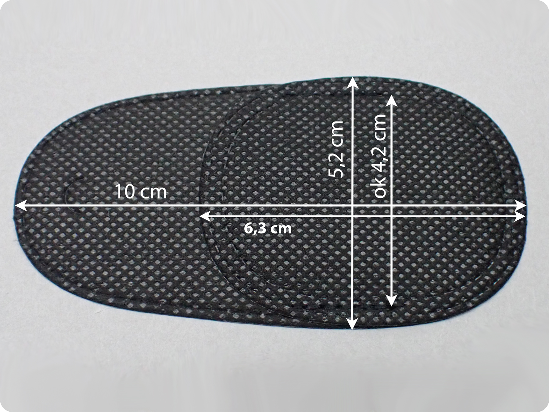 OBTURATOR ZASŁONKA NA OKULARY M BLACK - 1 szt