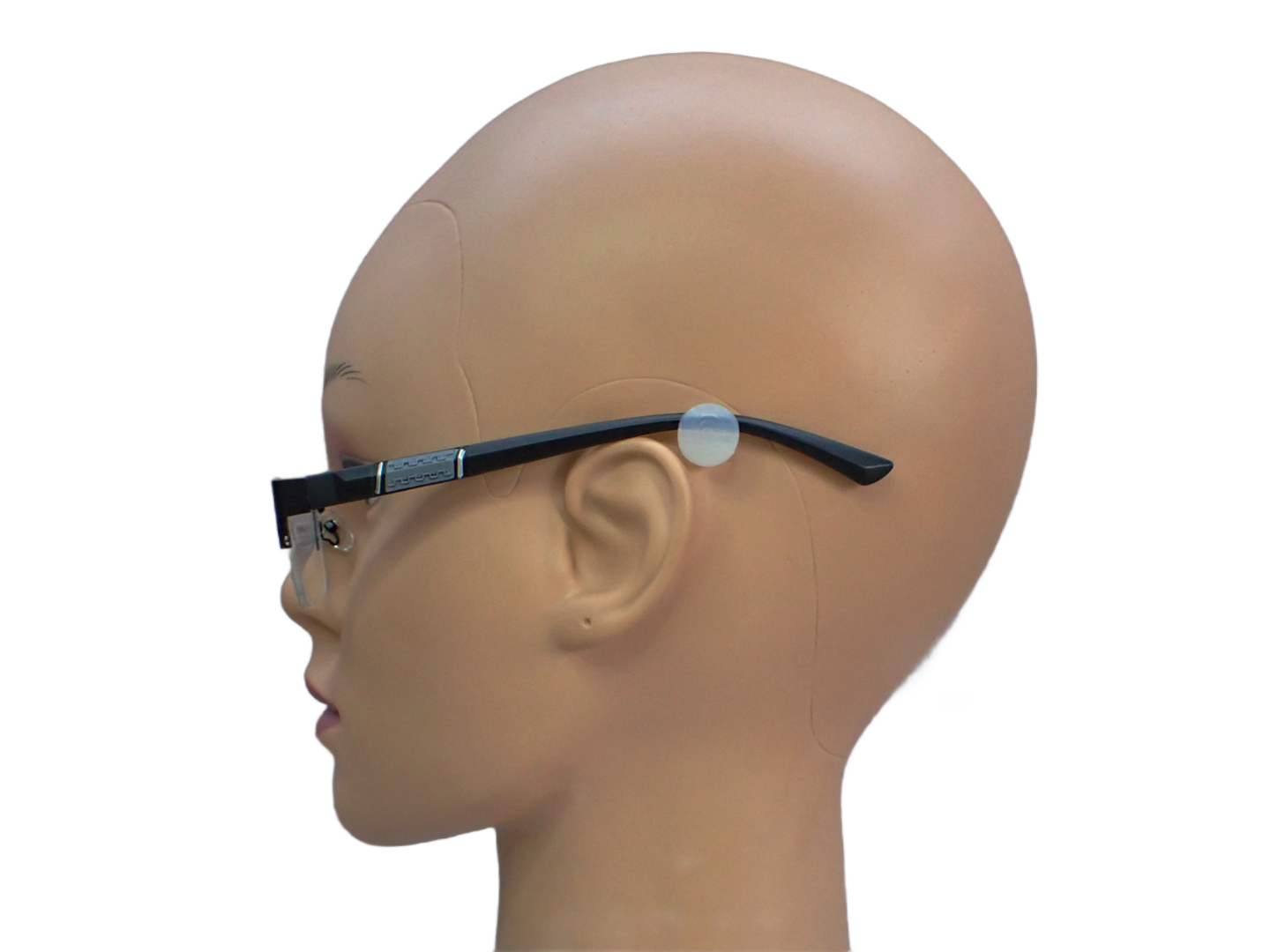 BEAN, STOPERY NA ZAUSZNIKI OKULARÓW - BIAŁE